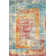 Hartell Oriental Blue/Orange/Red Area Rug