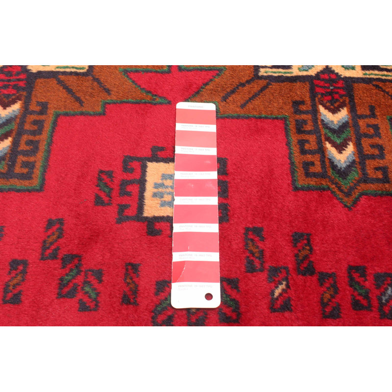 Rizbaft Red Rug 3'4" x 6'4"