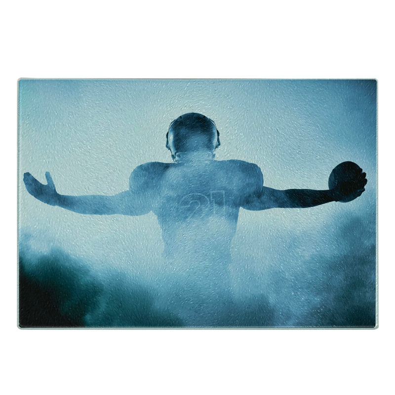 Planche à découper en verre trempé Ambesonne