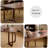 Modern Nut-Brown Rectangular Solid Wood Dining Table-1939442225