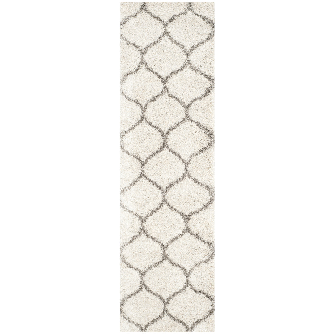 Darrol Shag Performance Geometric Rug House of Hampton® Rug 