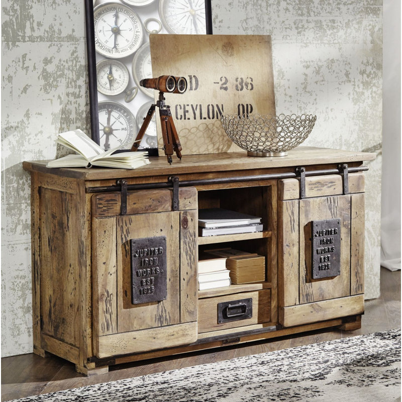 Railway 128cm Sideboard, Natural