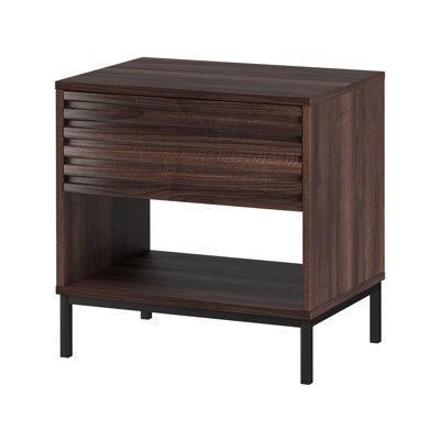 Ivi 50cm W Manufactured Wood Bedside Table