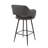 Lake Upholstered Counter Stool with Metal Frame-308806265-303832043