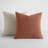 Ensemble de 2 coussins décoratifs en coton flammé uni-110821222