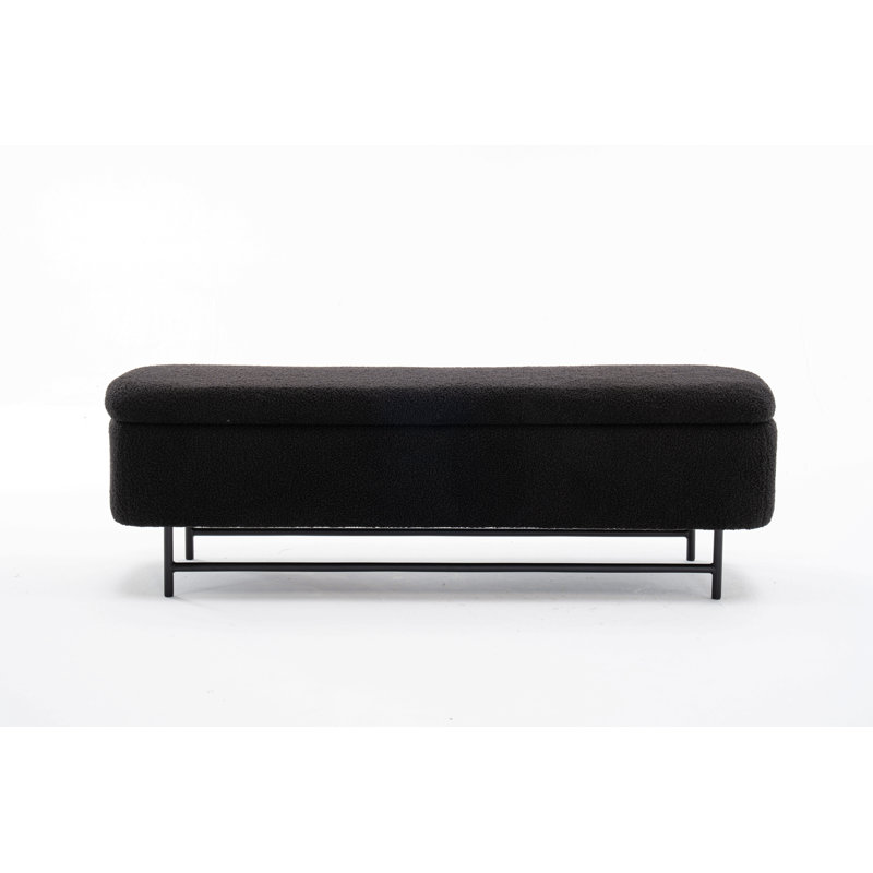 Banc Banc d'intérieur pour salon / chambre à coucher / bout de lit / entrée, Noir