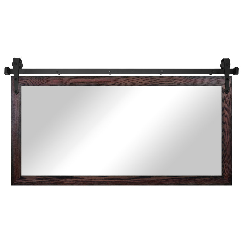 Miroir Manoil, 33 po x 48 po, Cerise noir