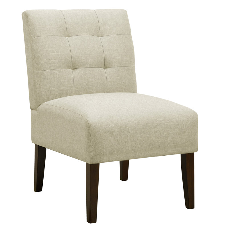 Upholstered Accent Chair, Beige 