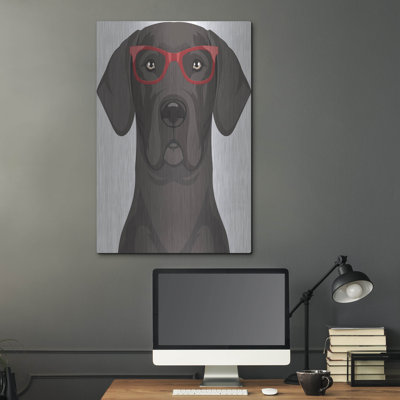 «Great Dane portant des lunettes de hipster» par des affiliés Furbaby