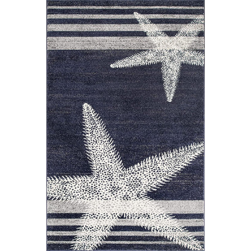 Wilkeson Striped Indoor Rug, Rectangle 4' x 6'