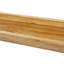 Plateau brun en bois de teck Aughalish