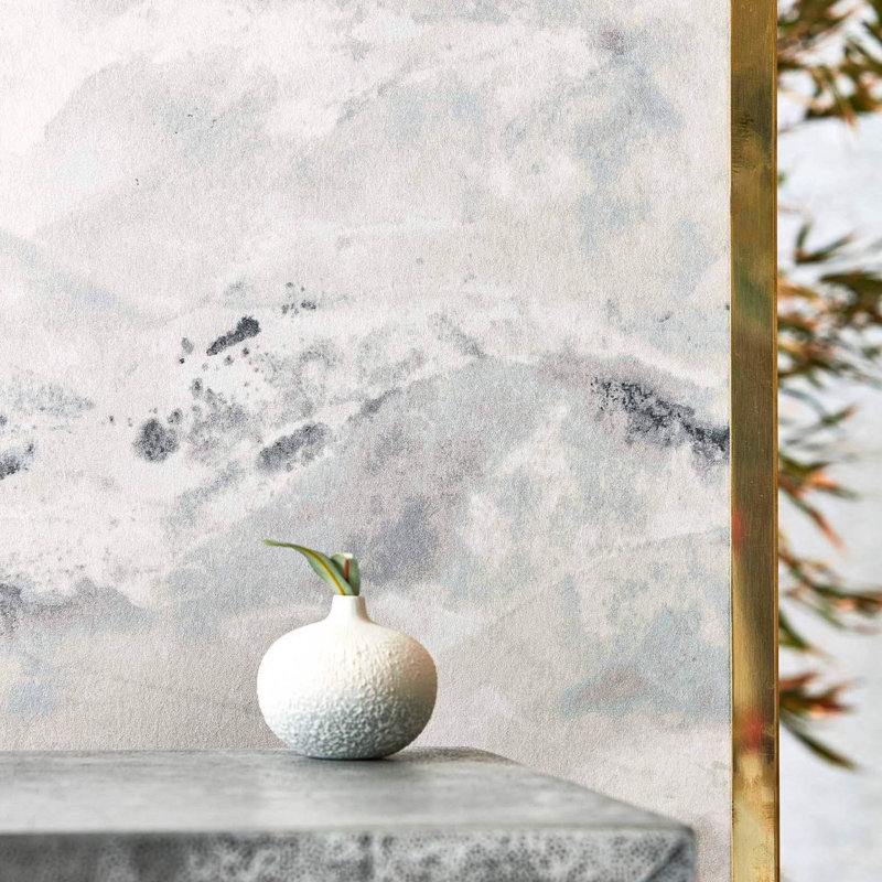 Sansui Wallpaper, Snow Peaks