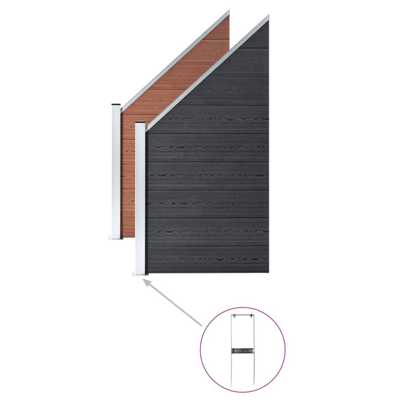 Pisani Dakota Fields Silver Metal Mounting System