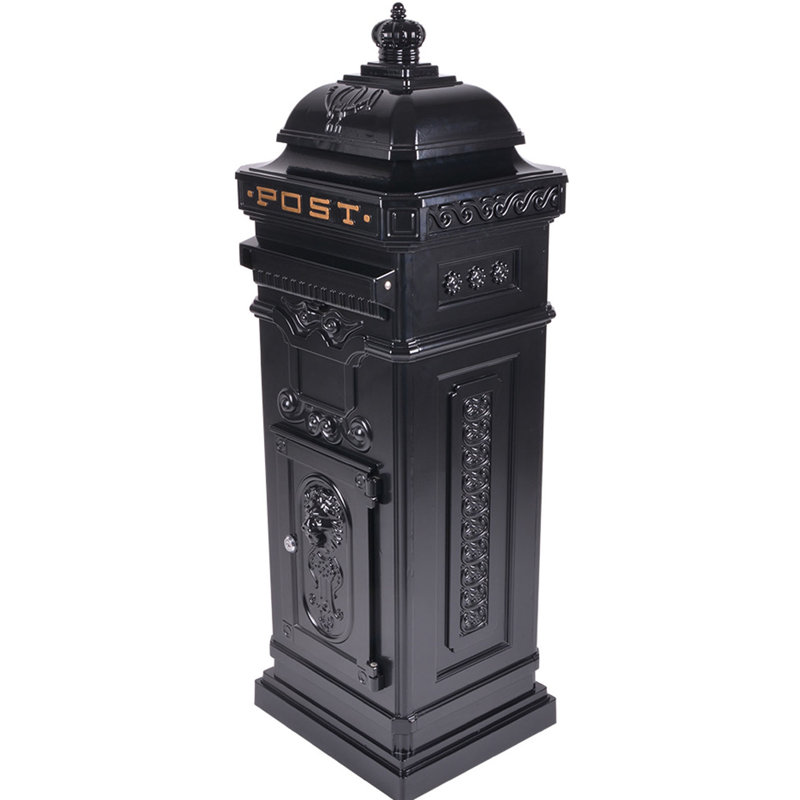 Weybossett Aluminum Column Box, Black