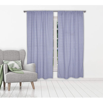 Rideaux occultant 100% coton Drucilla