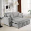Méridienne compacte entièrement assemblée de 72 po HARTWELL - Extension coulissante, canapé d'appoint, fauteuil d'appoint moderne, petit confort de salon