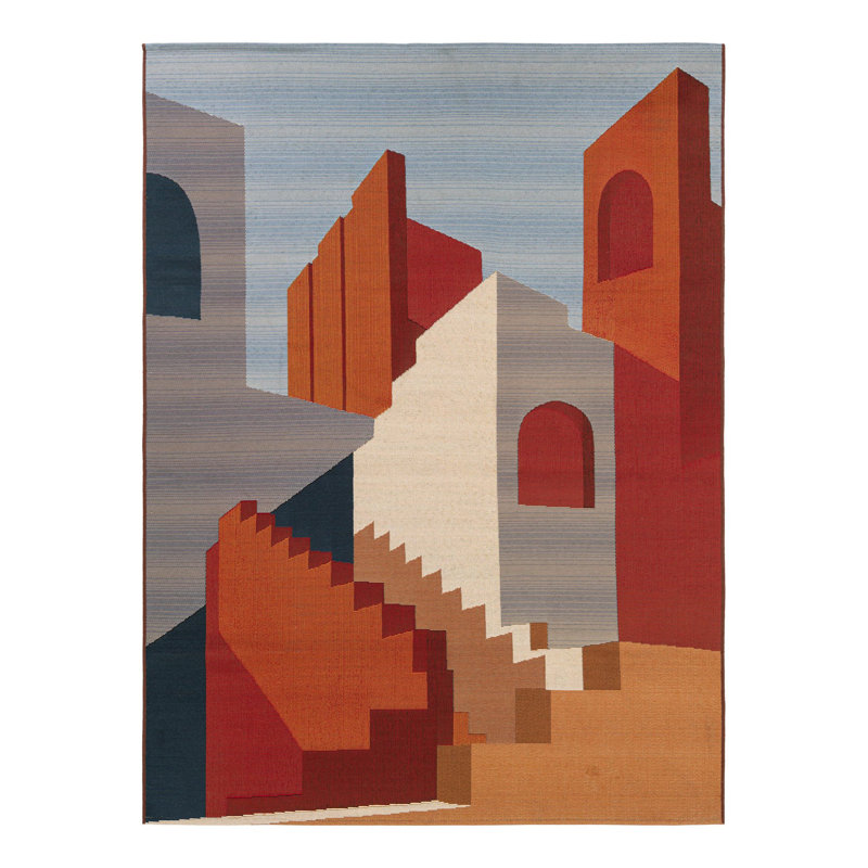 Keazia Indoor/Outdoor Area Rug, Rectangle 5'1" x 7'1"