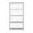 Tibet 72"H x 36"W Bookcase-61594762