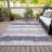 Lamanna Washable Striped Indoor / Outdoor Rug-95453776