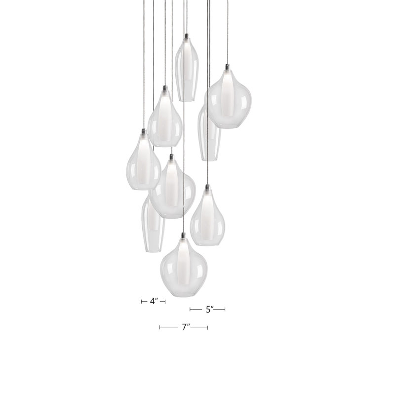 Victoria 9 - Light LED Pendant