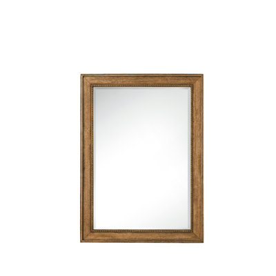 Bristol Flat Solid Wood Beveled Wall Mirror
