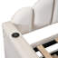 Lit de jour simple en velours avec couchette et charge, canapé-lit beige élégant pour une option de taille élégante-1434713850
