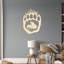 Art mural abstrait de la patte d'ours et des oursons - ACM-1739688765-1739688760