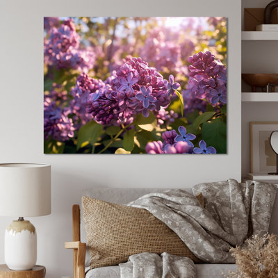 «Lilac mauve», impression sur toile