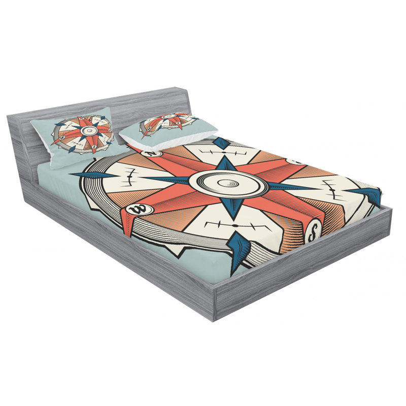 Microfiber Sheet Set, Queen Sheet Set with Fitted Sheet