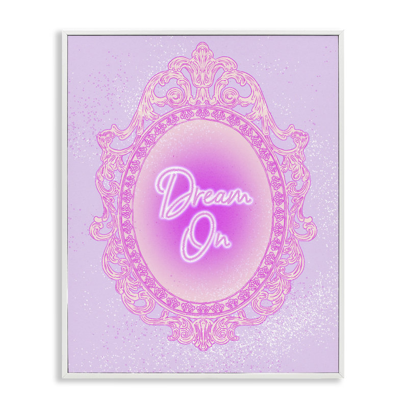 Dream On Ornate, 14 X 11, Encadrement giclée blanc côtier