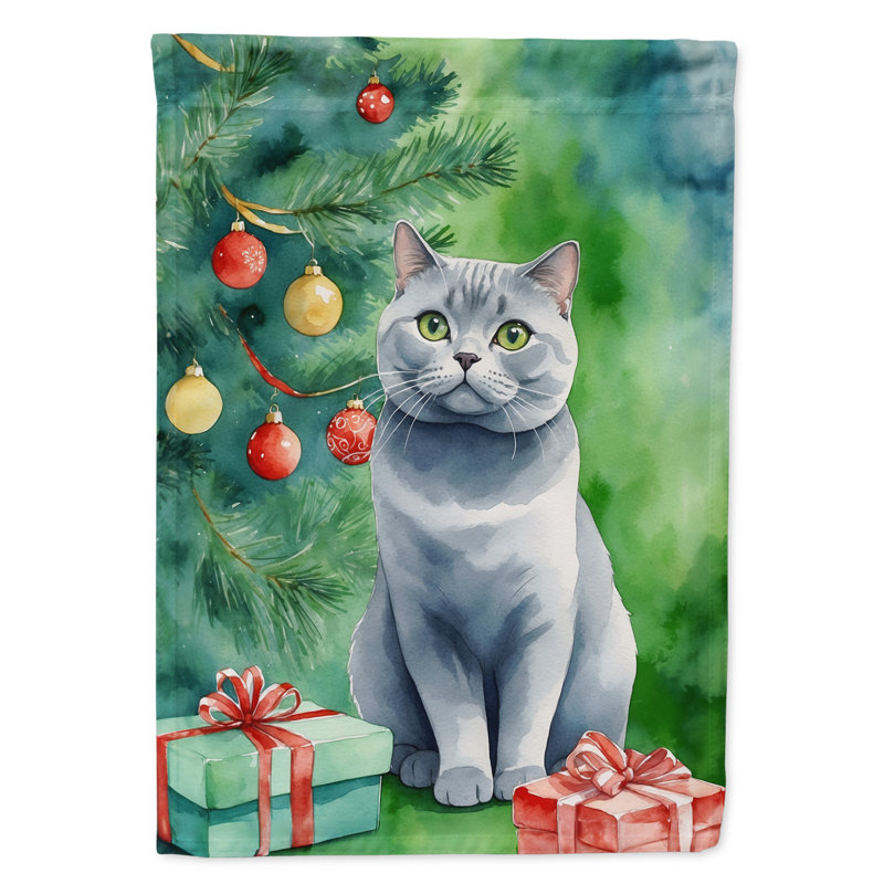 Drapeau de jardin Pixie Bob, British Shorthair