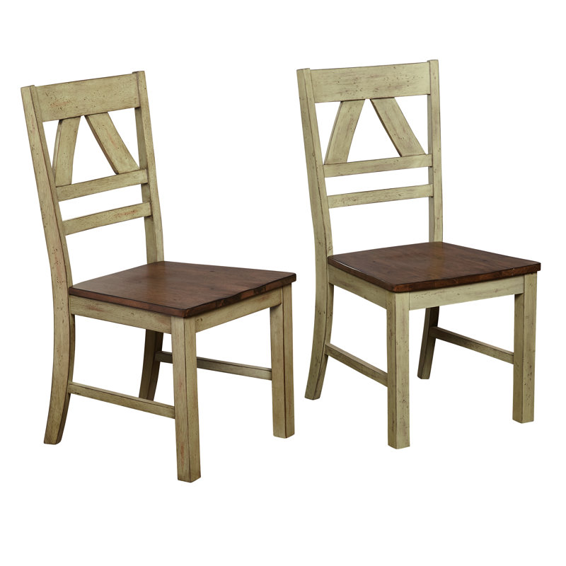 Chaise de salle à manger en bois massif Baylis
