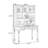 Nut-brown Rectangular Solid Wood desk-1414135561