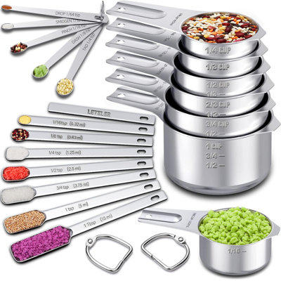 20-piece Measuring Cups & Spoons Set