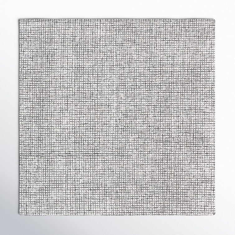 Rowe Handmade Tufted Ivory/Black Area Rug