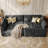 8-Piece Modular Sleeper Sectional Couch with Storage Seat, Luxury Chenille Sectional Sofa with Gold Legs and Accent-1086244916-1085828279