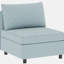 Causeuse Mid-Century avec rangement, chenille pour espace de vie compact et chambre à coucher