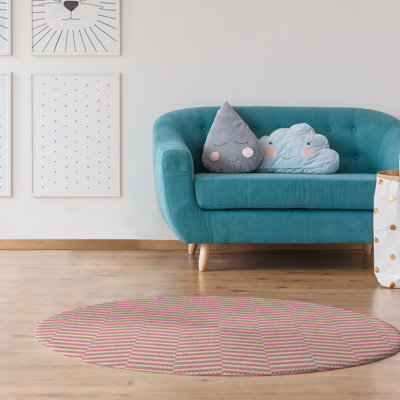 Tapis gris rayures gris/vert/ivoire