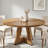 TribeSigns 47" Round Farmhouse Dining Table – Wood Kitchen Table For 4, Cross Base Wooden Dinner Table For Dining Room, Breakfast Nook, Or Living Area-1463487367
