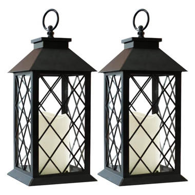 X－MAX FURNITURE 11'' Battery Powered Outdoor Lantern