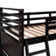 Lit simple superposé au-dessus avec rangement supplémentaire pour les tiroirs - Aménagement fonctionnel de la chambre à coucher Deux meubles solides et stables-50788322