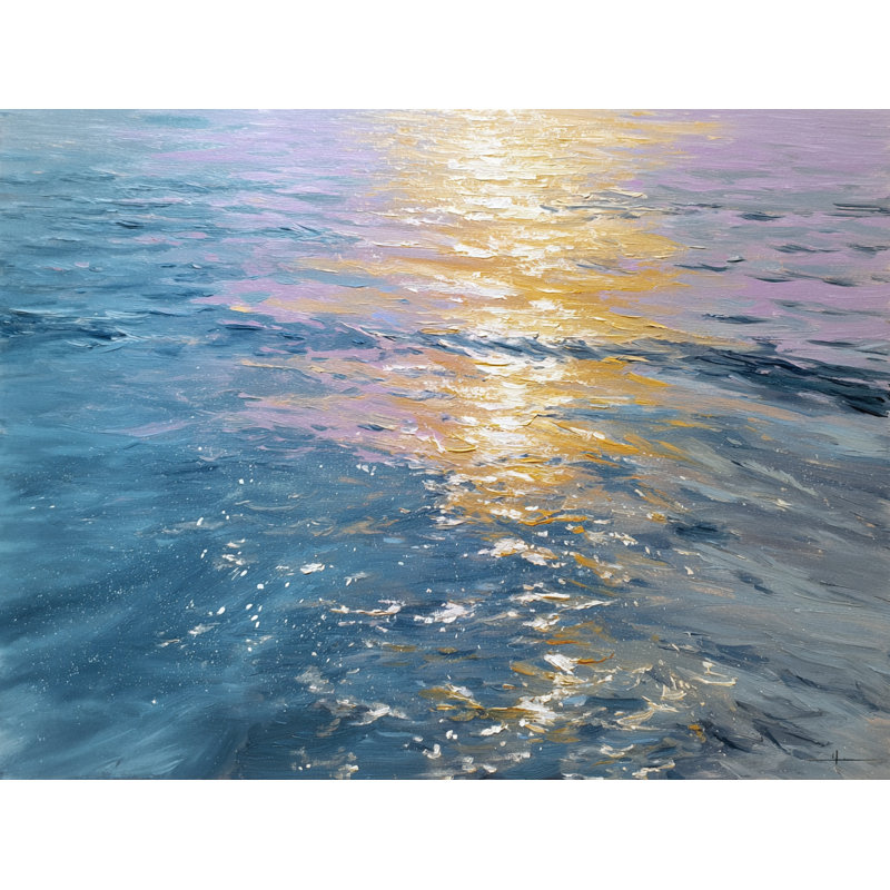 «Sunlight on Water», art mural sur toile
