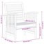 Ensemble de 2 chaises de salle à manger d'extérieur vidaXL