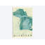 «Michigan Map», impression sur toile-33083695-72238876-72238877