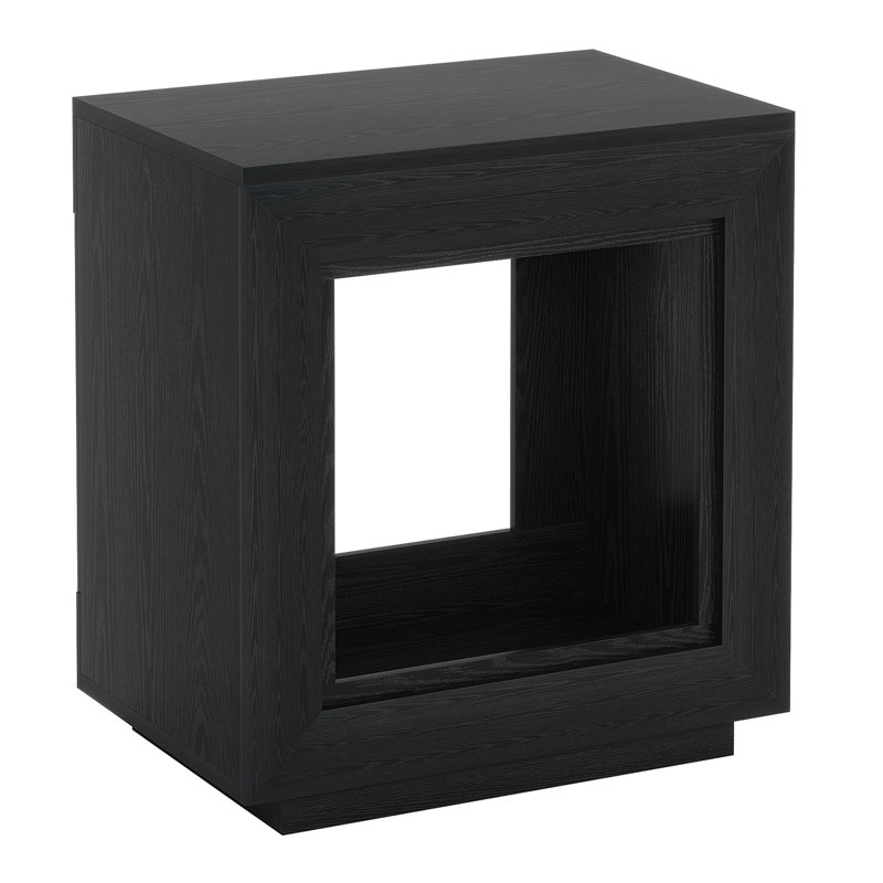 End Table Sofa Side Table Small Coffee Table, black