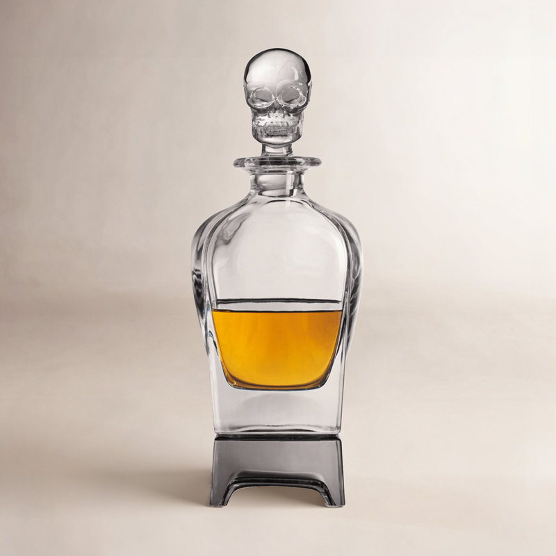 Crâne 24 oz. Carafe à whisky, Transparent
