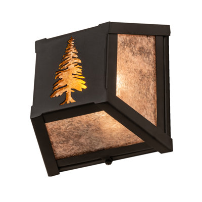 Jamareon Steel Flush Mounted Sconce