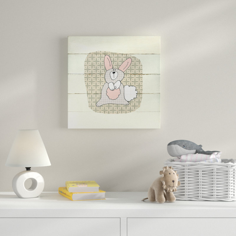 Art de lapin Kenefic Woodland Creatures, Toile tendue, H 16 po x l 16 po x P 1,5 po