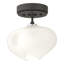 Ume Frosted Glass 1 - Light Semi Flush Mount-66074584-66074594