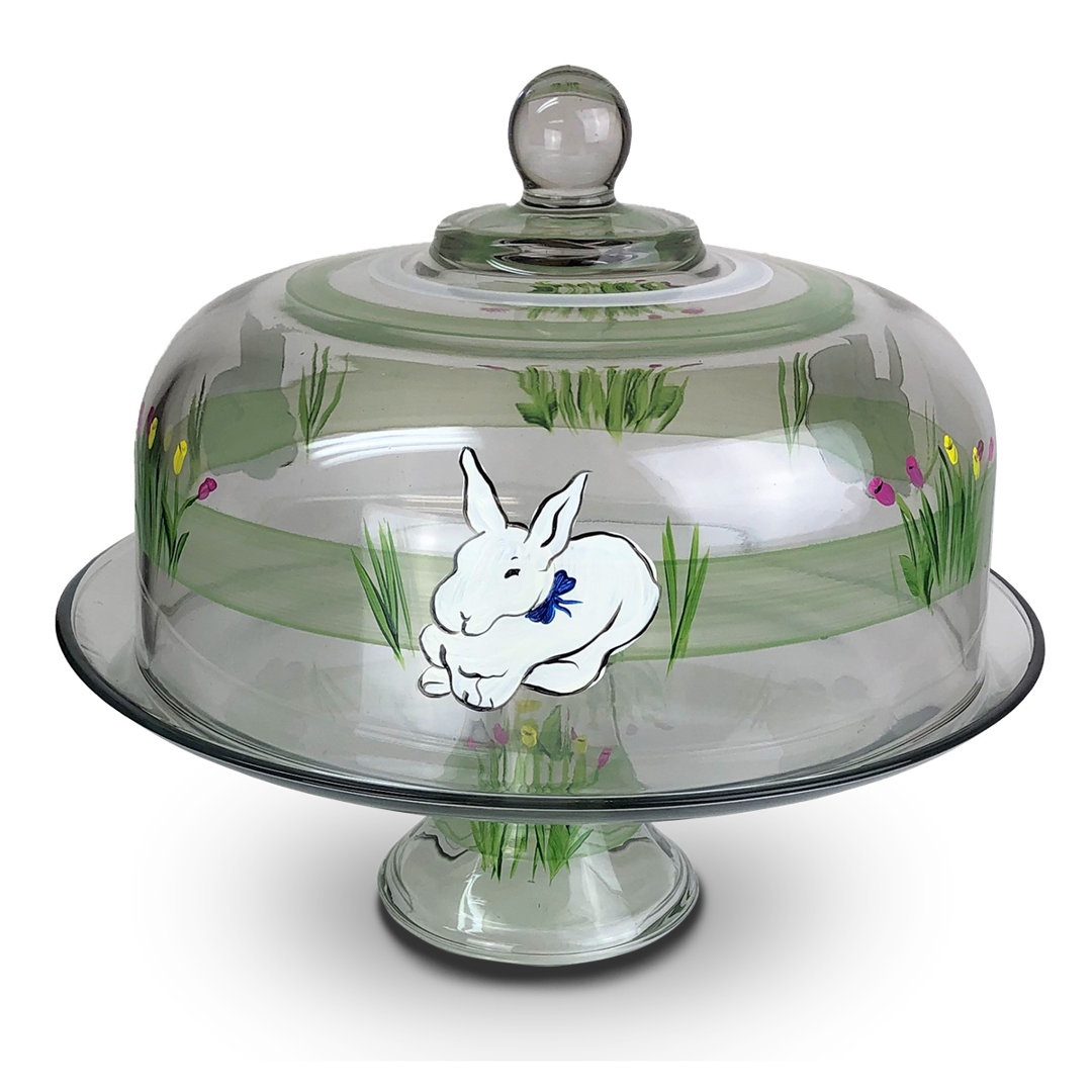 Nassau Bunny and Tulip Cake Stand The Holiday Aisle®